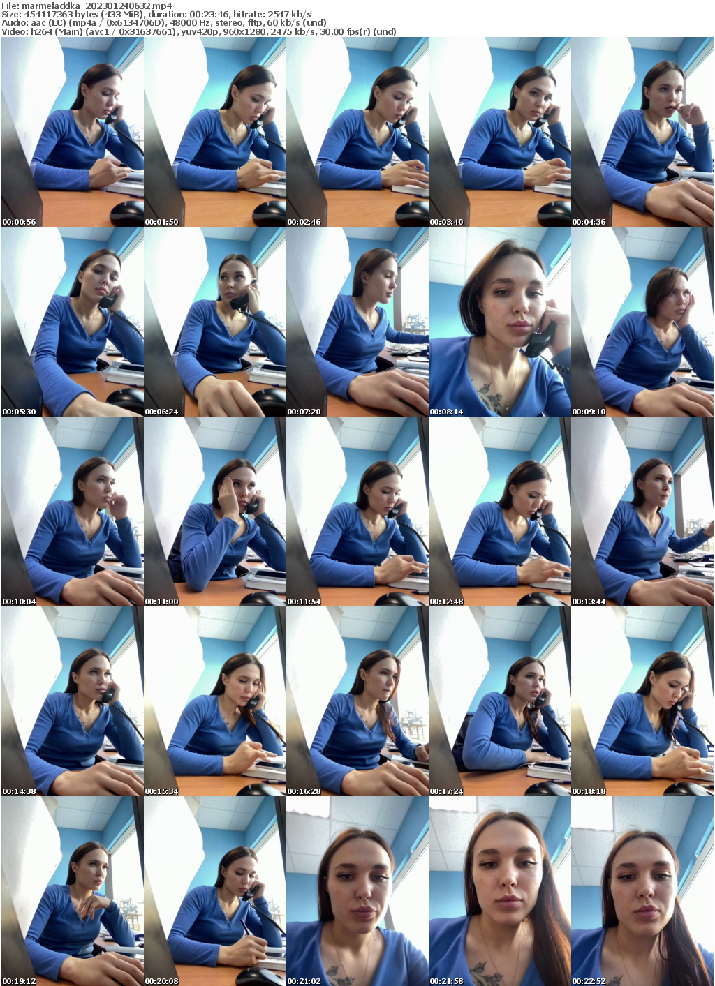 Preview thumb from marmeladdka on 2023-01-24 @ bongacams