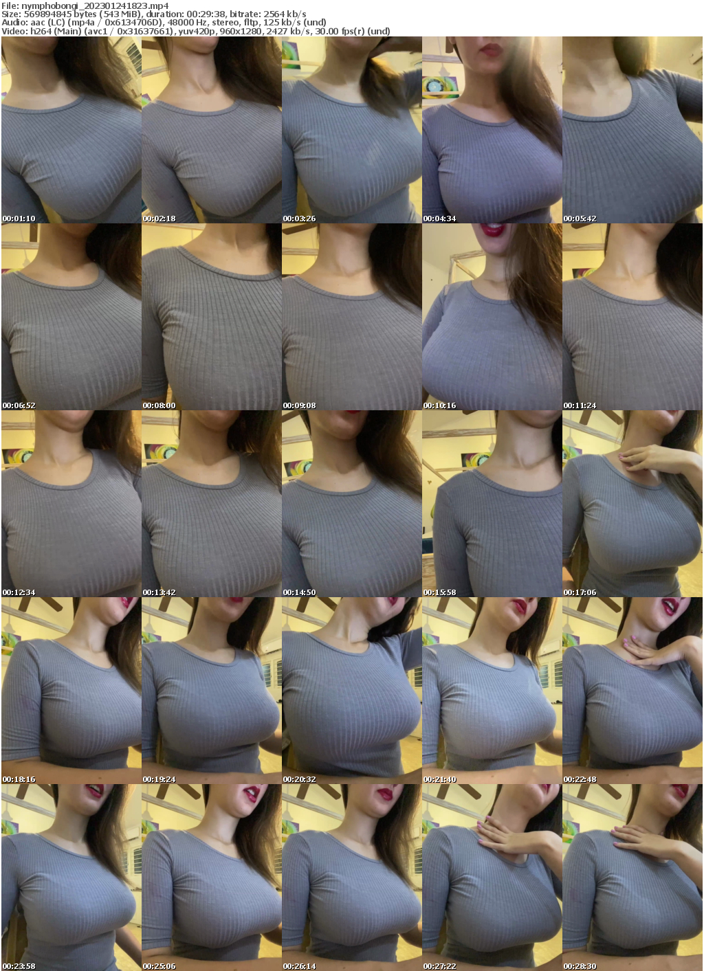 Preview thumb from nymphobongi on 2023-01-24 @ bongacams