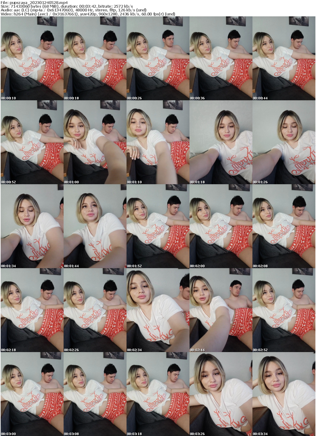 Preview thumb from pupszaya on 2023-01-24 @ bongacams