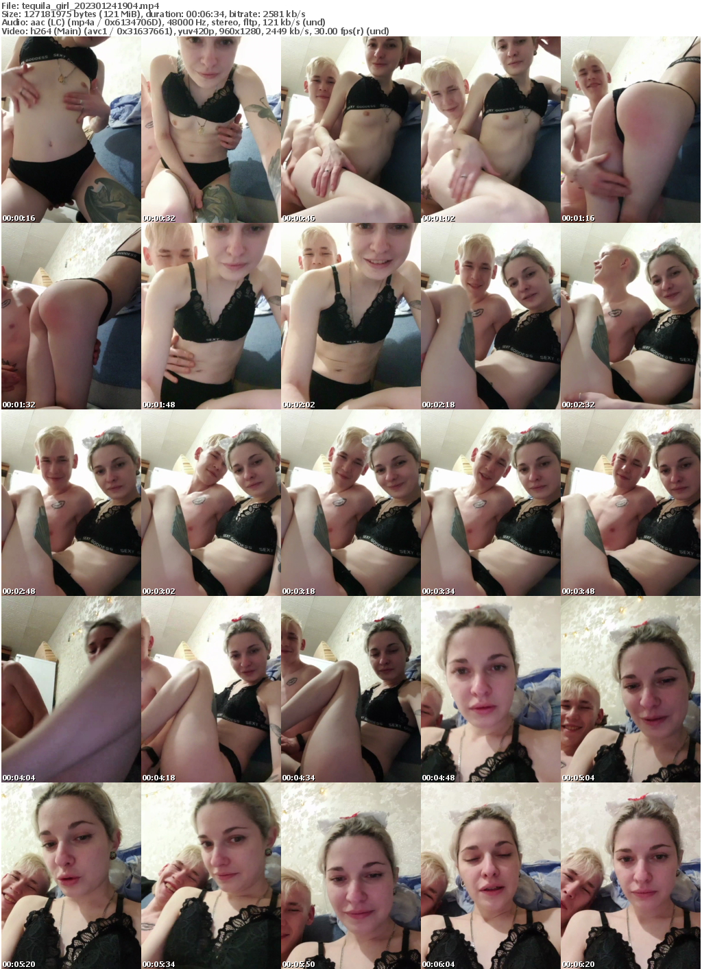 Preview thumb from tequila_girl on 2023-01-24 @ bongacams