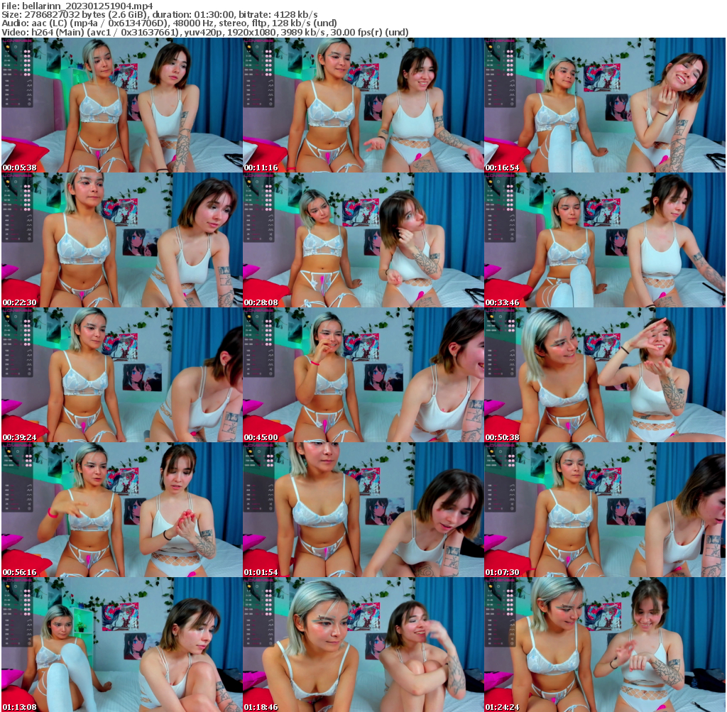 Preview thumb from bellarinn on 2023-01-25 @ bongacams