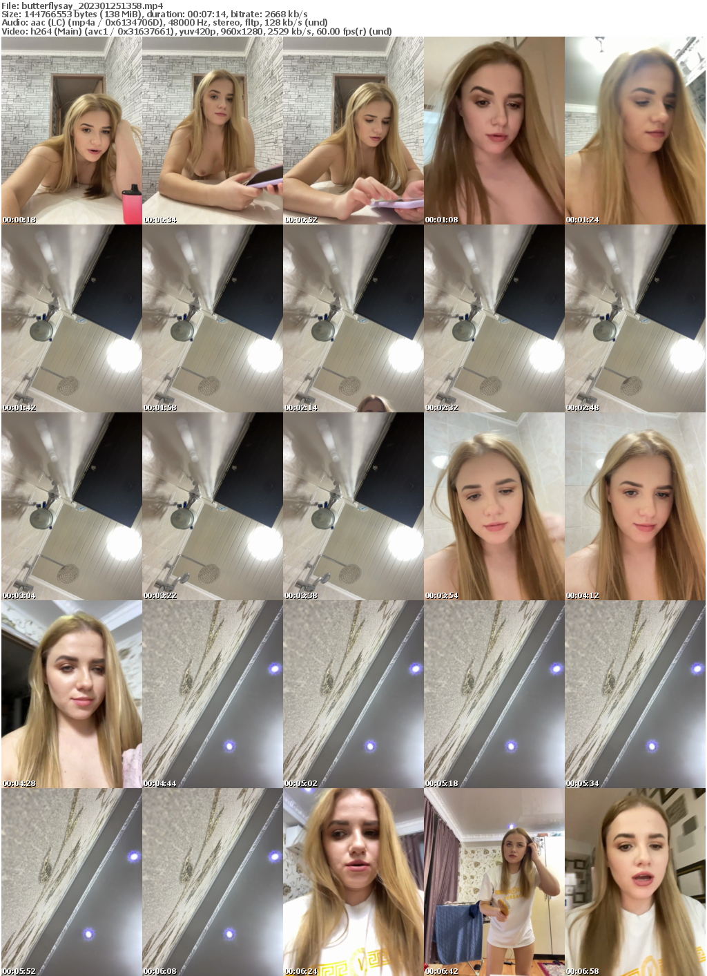 Preview thumb from butterflysay on 2023-01-25 @ bongacams