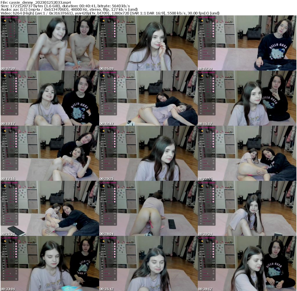 Preview thumb from cassie_denny on 2023-01-25 @ bongacams