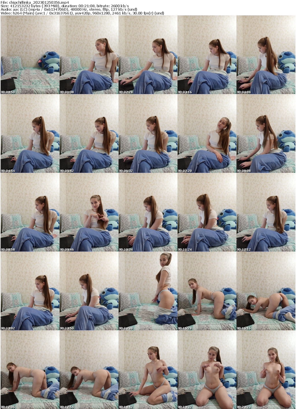 Preview thumb from chipchillinka on 2023-01-25 @ bongacams