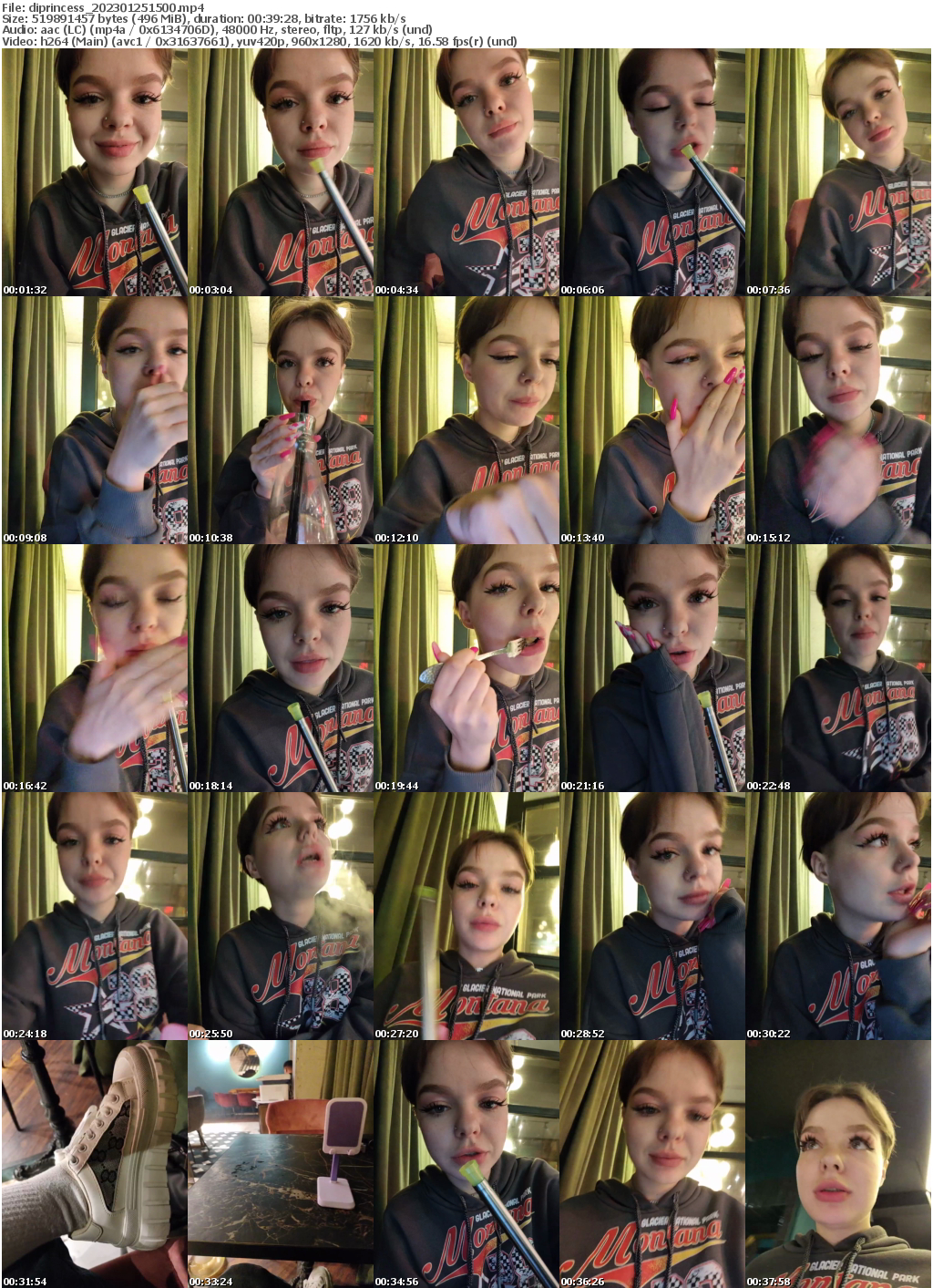 Preview thumb from diprincess on 2023-01-25 @ bongacams