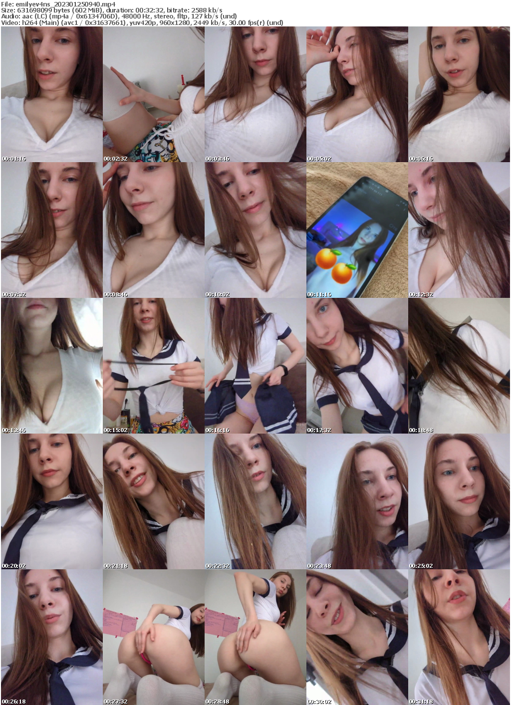 Preview thumb from emilyev4ns on 2023-01-25 @ bongacams