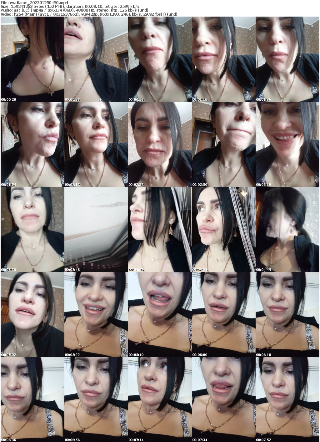 Preview thumb from evaflame on 2023-01-25 @ bongacams