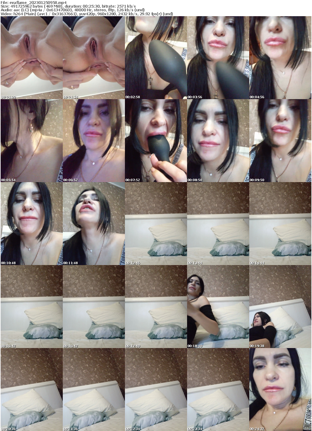 Preview thumb from evaflame on 2023-01-25 @ bongacams