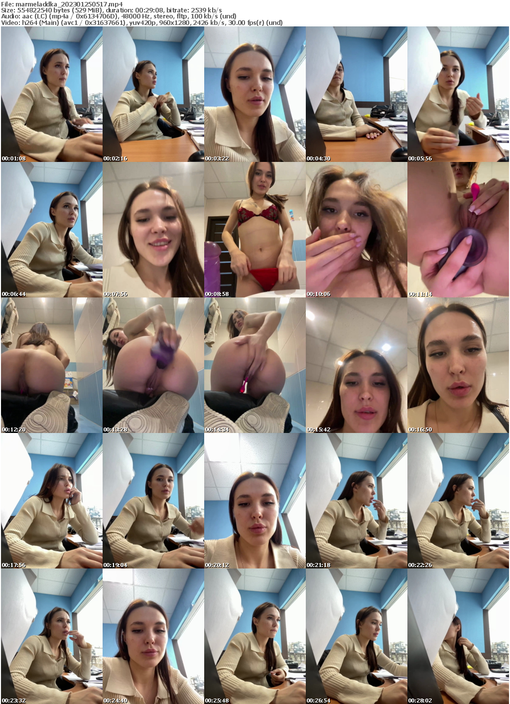 Preview thumb from marmeladdka on 2023-01-25 @ bongacams