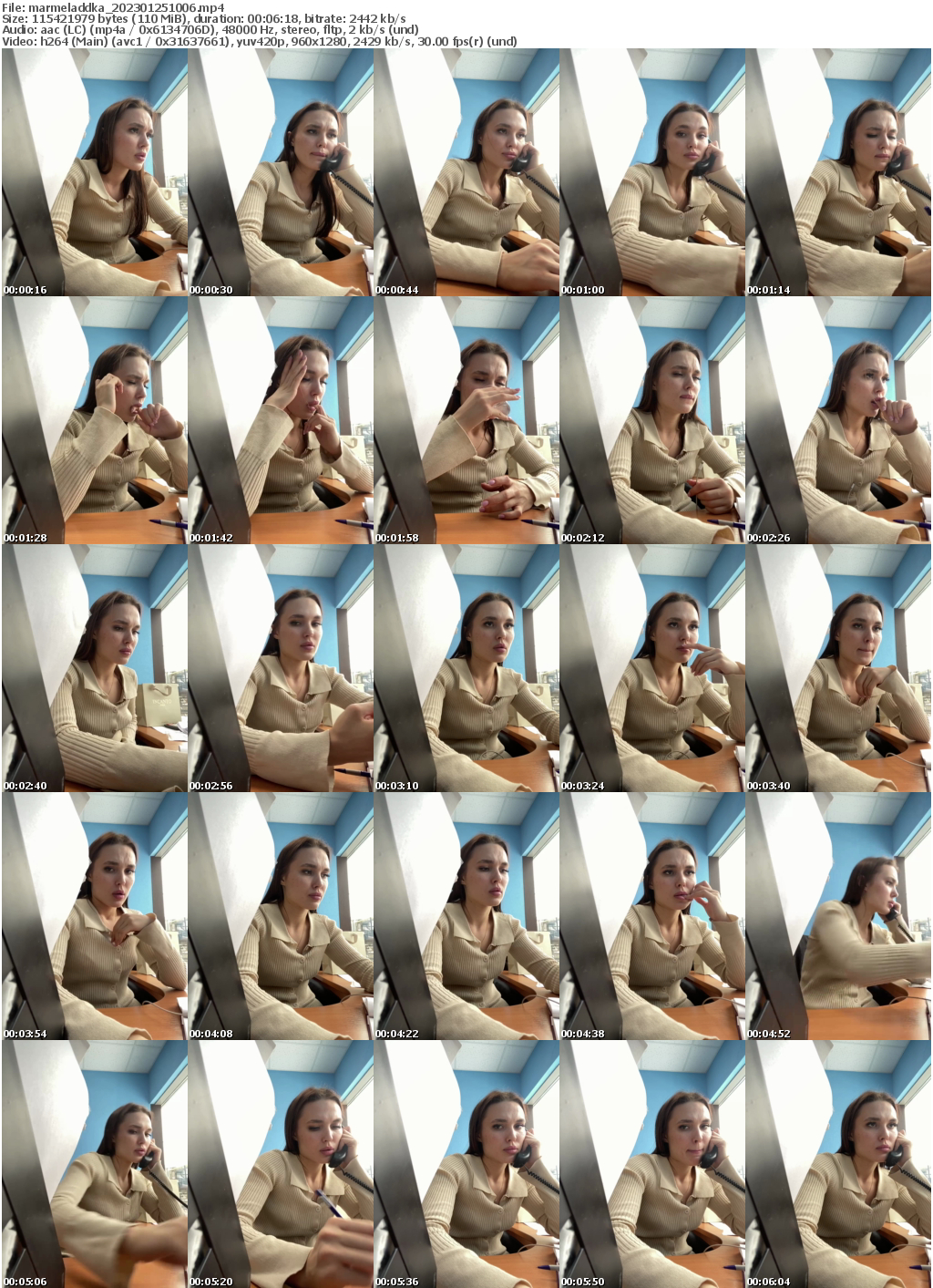 Preview thumb from marmeladdka on 2023-01-25 @ bongacams