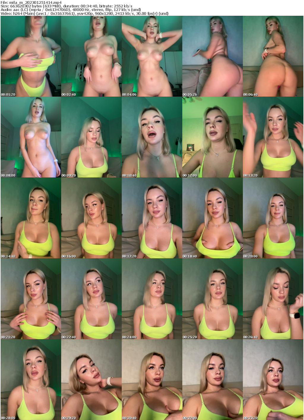 Preview thumb from mila_m on 2023-01-25 @ bongacams