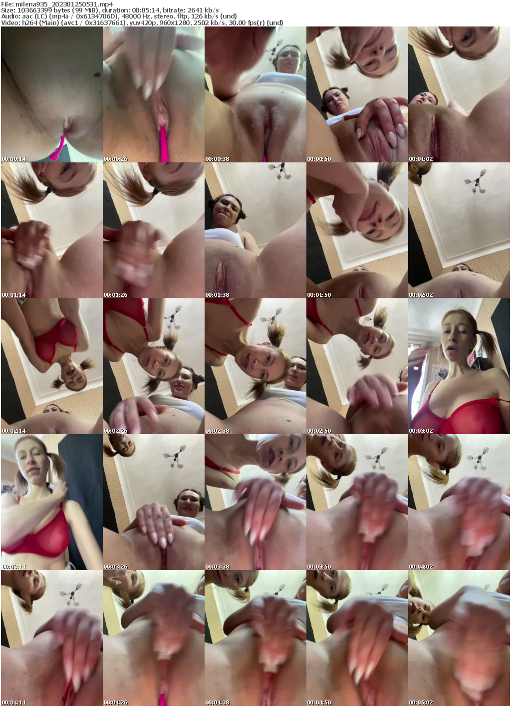 Preview thumb from milena935 on 2023-01-25 @ bongacams