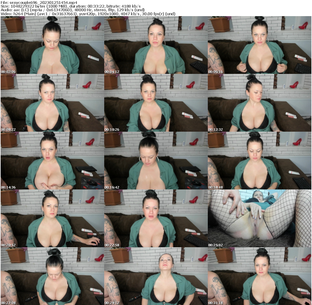 Preview thumb from sexycouple696 on 2023-01-25 @ bongacams