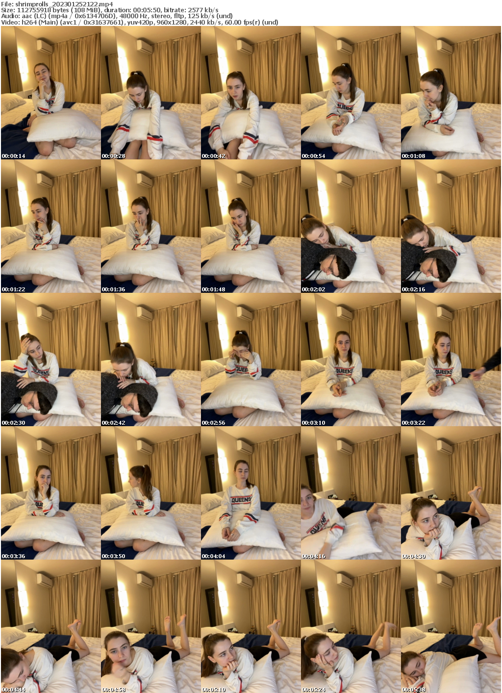 Preview thumb from shrimprolls on 2023-01-25 @ bongacams