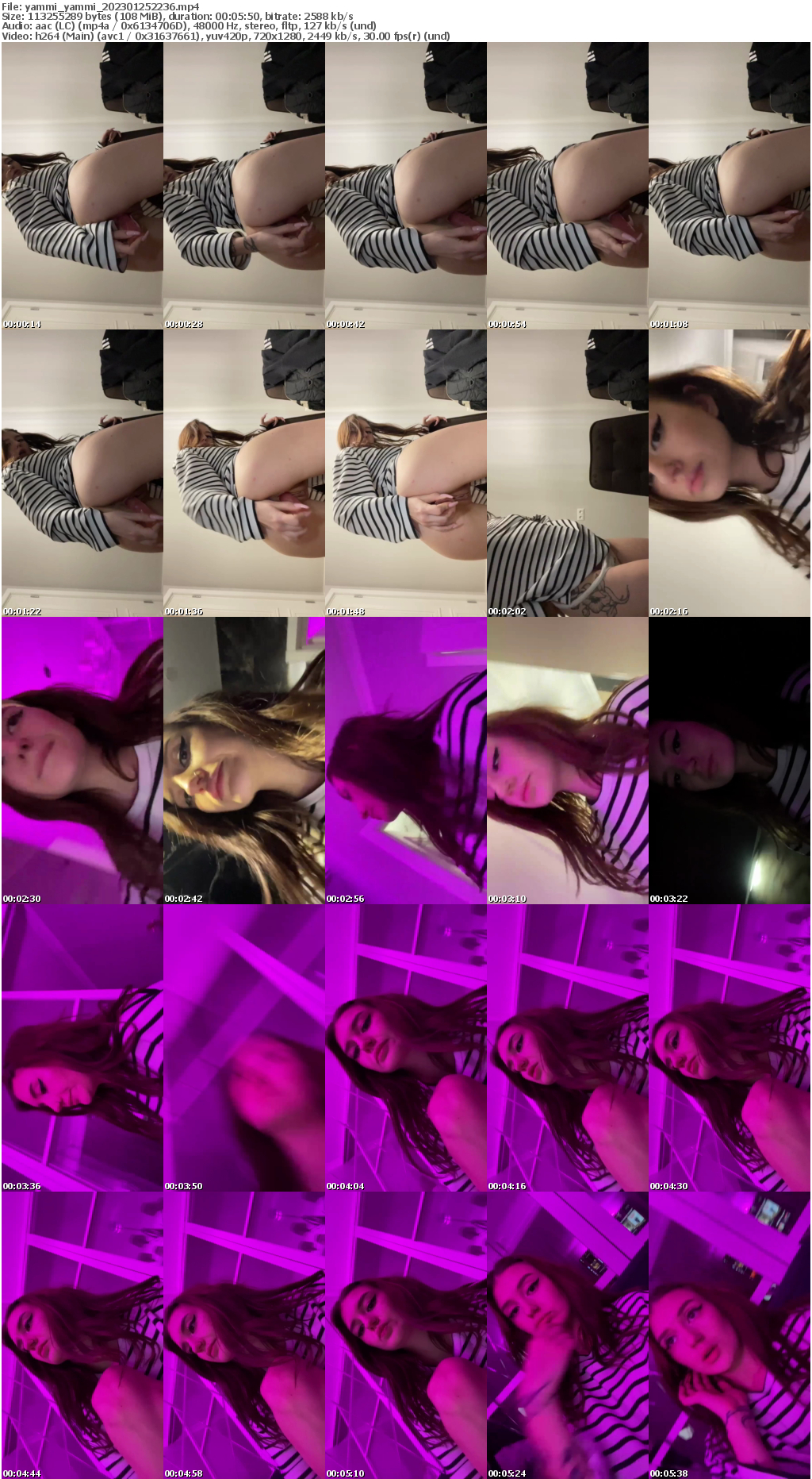 Preview thumb from yammi_yammi on 2023-01-25 @ bongacams