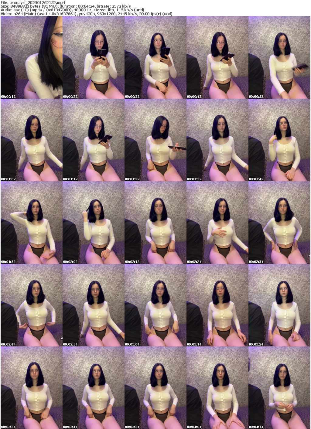 Preview thumb from asunayri on 2023-01-26 @ bongacams