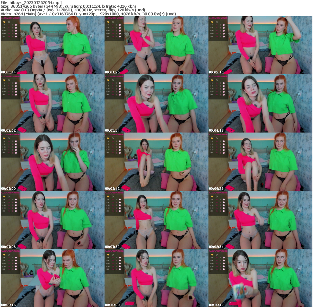 Preview thumb from hiboys on 2023-01-26 @ bongacams