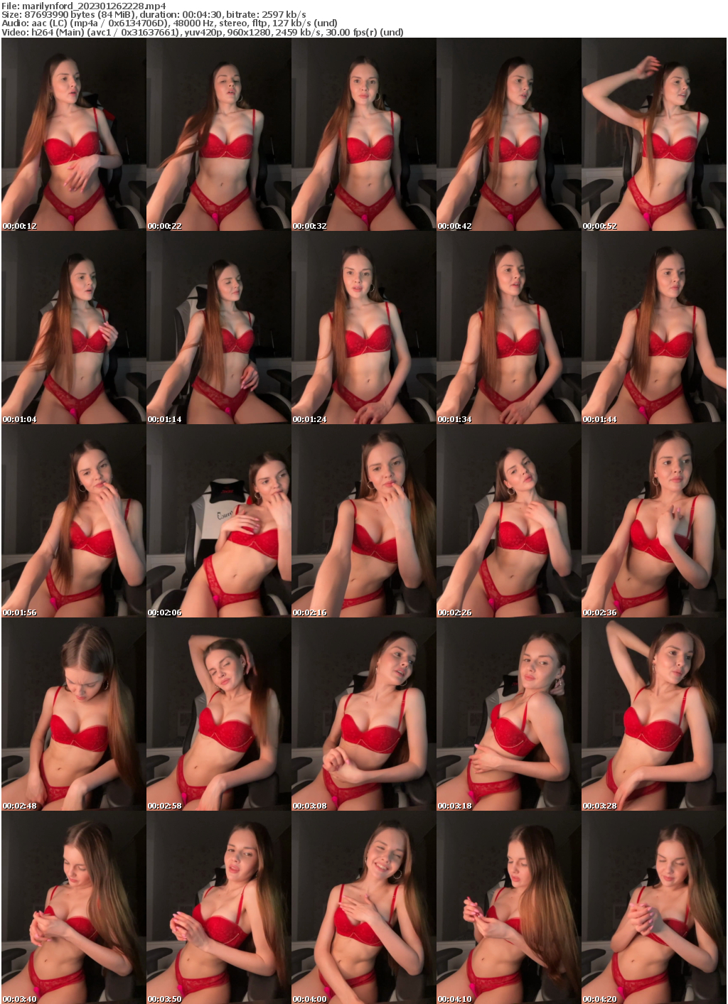 Preview thumb from marilynford on 2023-01-26 @ bongacams