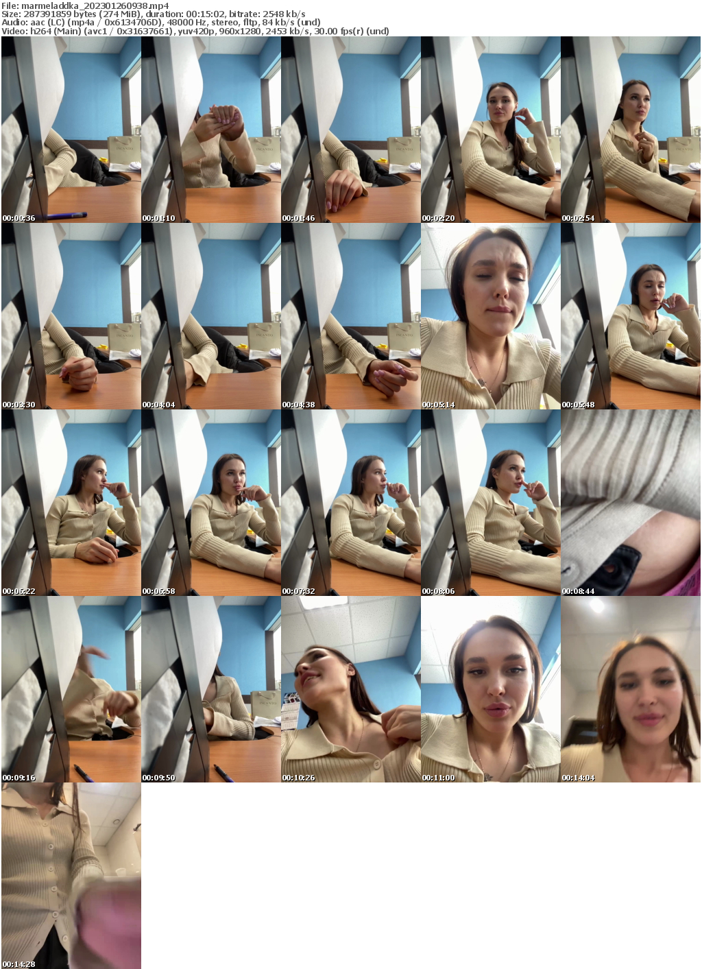 Preview thumb from marmeladdka on 2023-01-26 @ bongacams