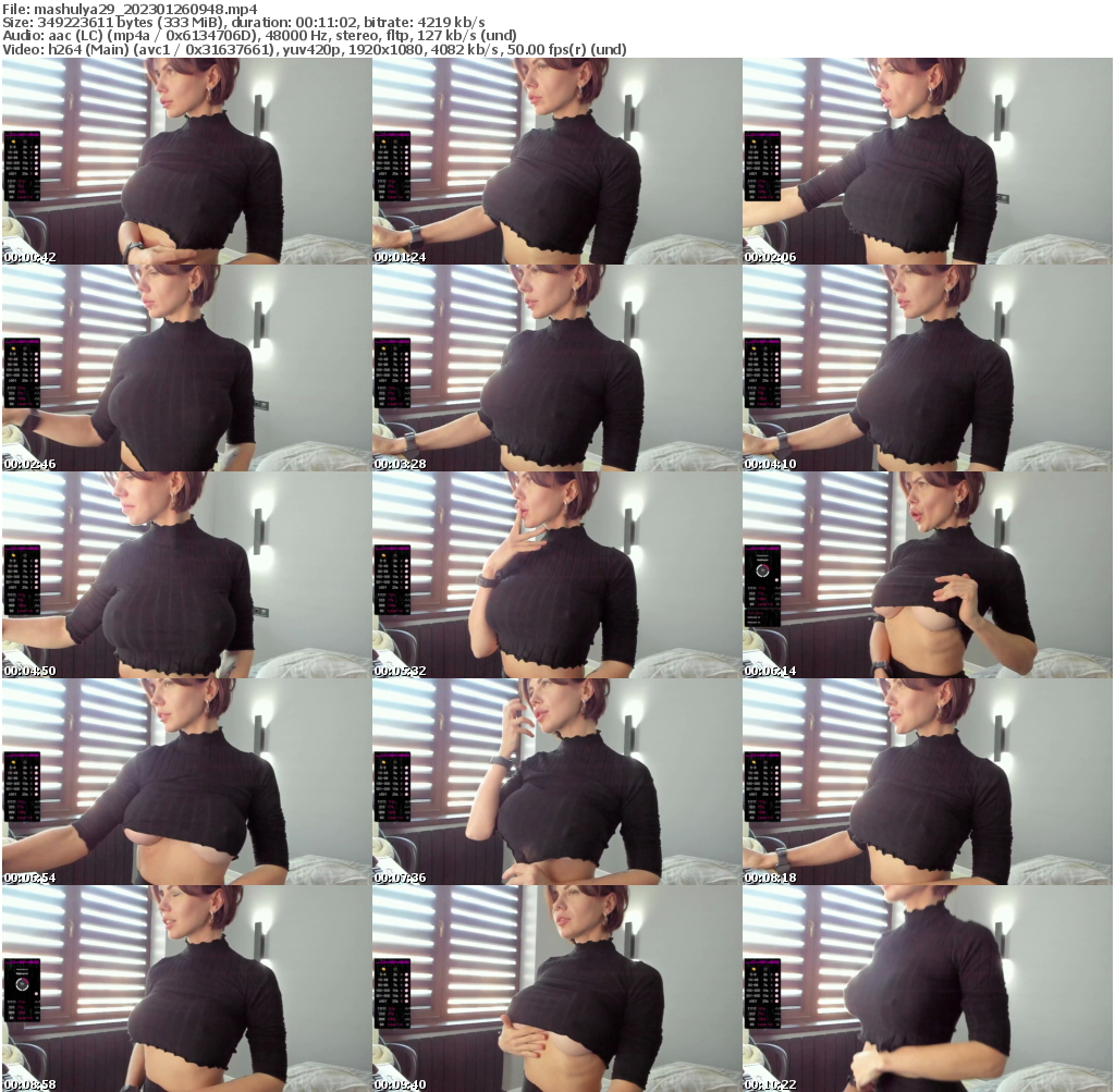 Preview thumb from mashulya29 on 2023-01-26 @ bongacams