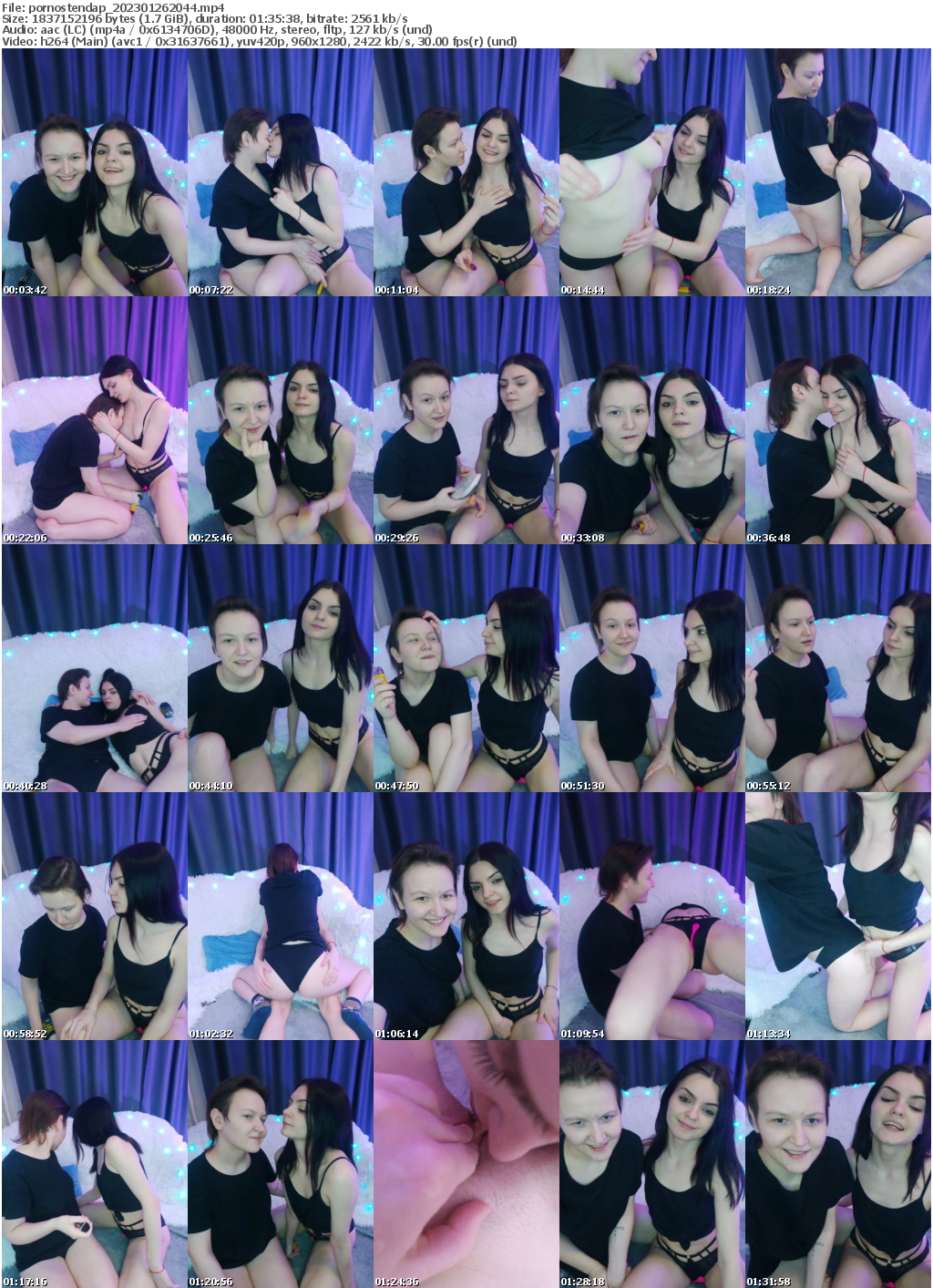 Preview thumb from pornostendap on 2023-01-26 @ bongacams