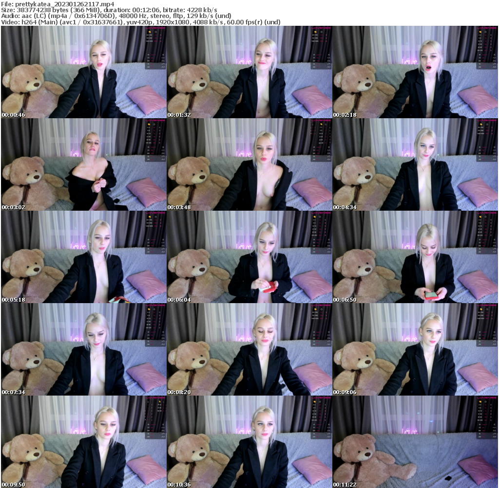 Preview thumb from prettykatea on 2023-01-26 @ bongacams