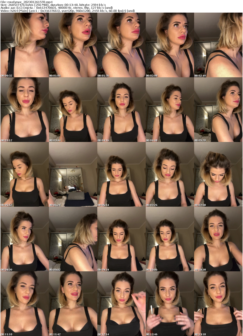 Preview thumb from roselynax on 2023-01-26 @ bongacams