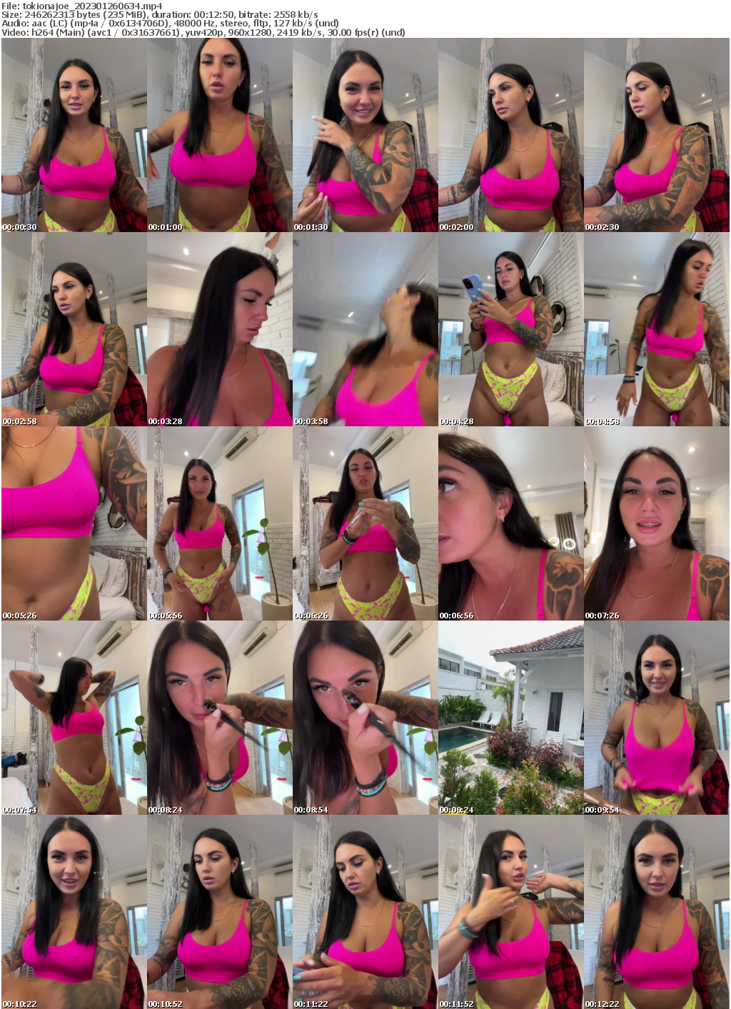 Preview thumb from tokionajoe on 2023-01-26 @ bongacams