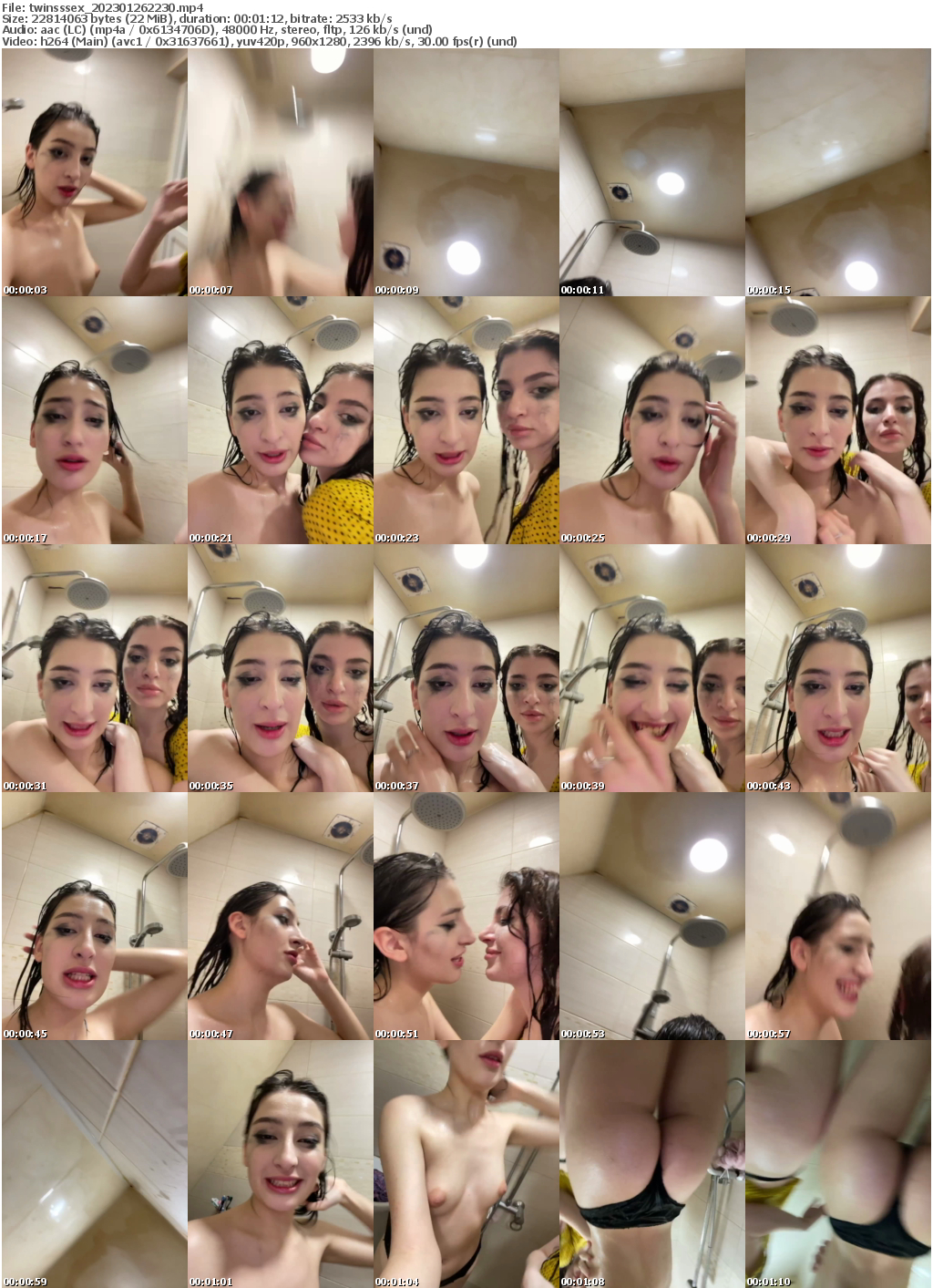 Preview thumb from twinsssex on 2023-01-26 @ bongacams