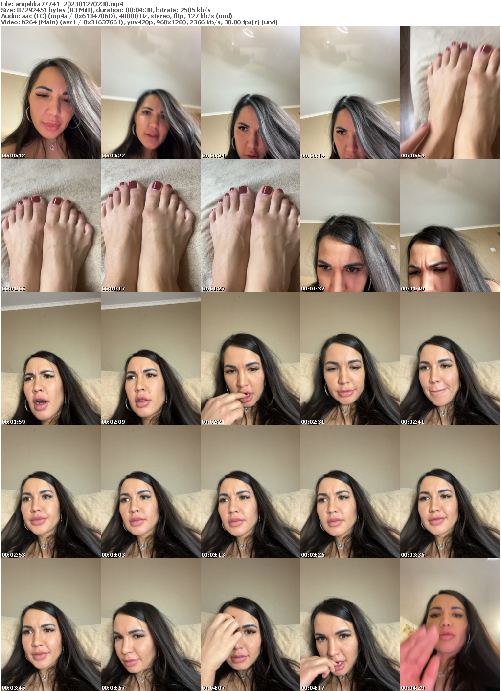 Preview thumb from angelika77741 on 2023-01-27 @ bongacams