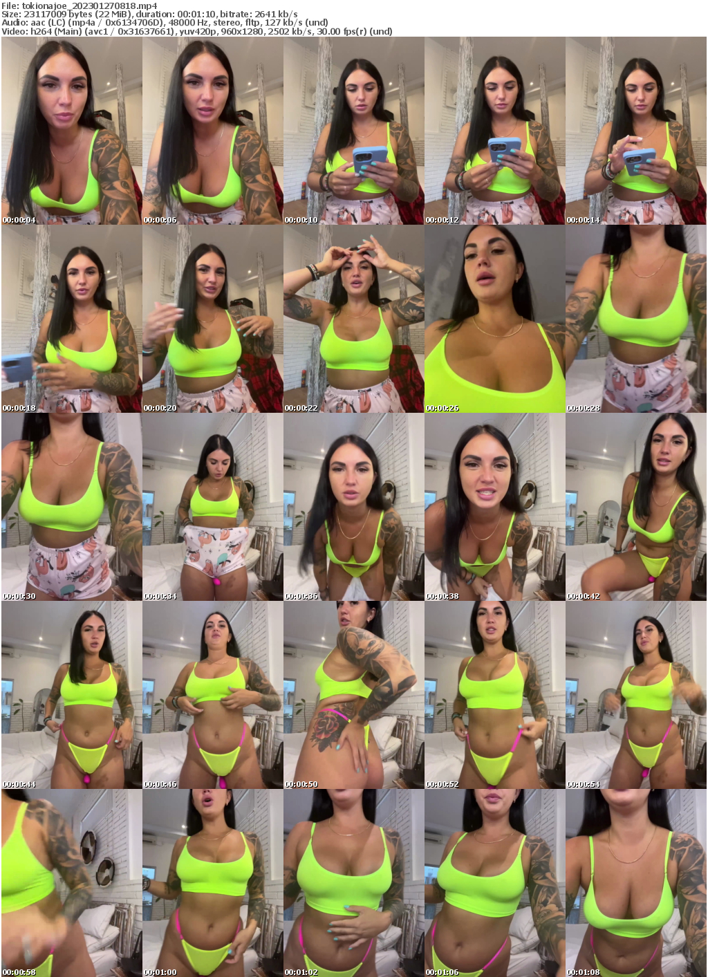 Preview thumb from tokionajoe on 2023-01-27 @ bongacams