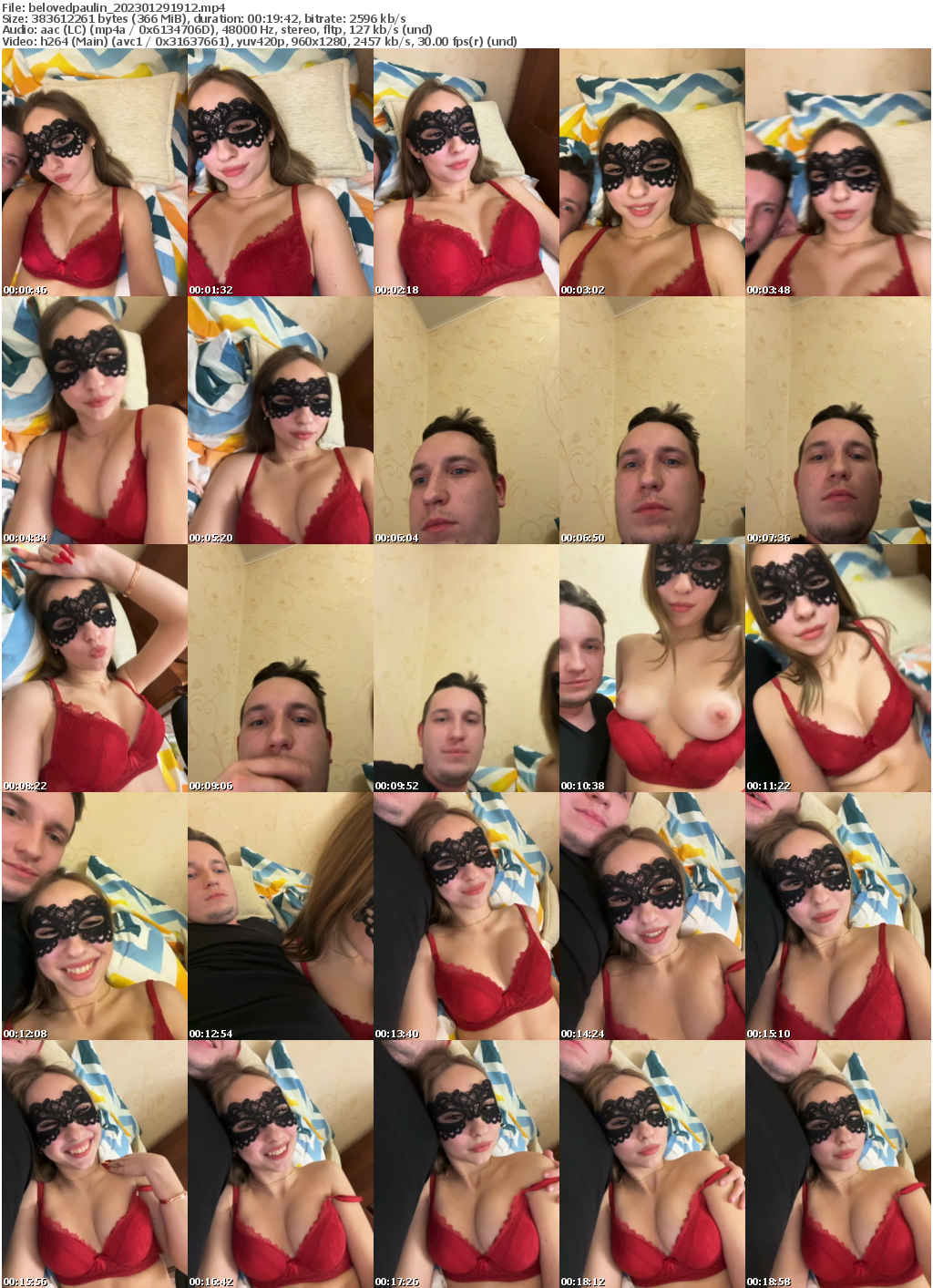 Preview thumb from belovedpaulin on 2023-01-29 @ bongacams