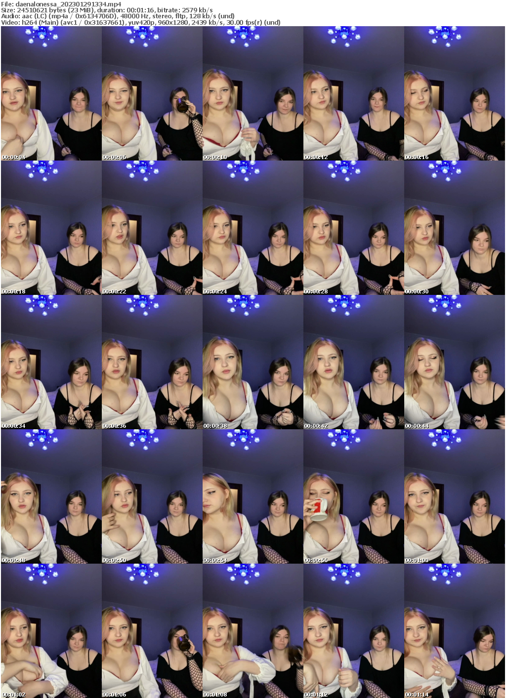 Preview thumb from daenalonessa on 2023-01-29 @ bongacams