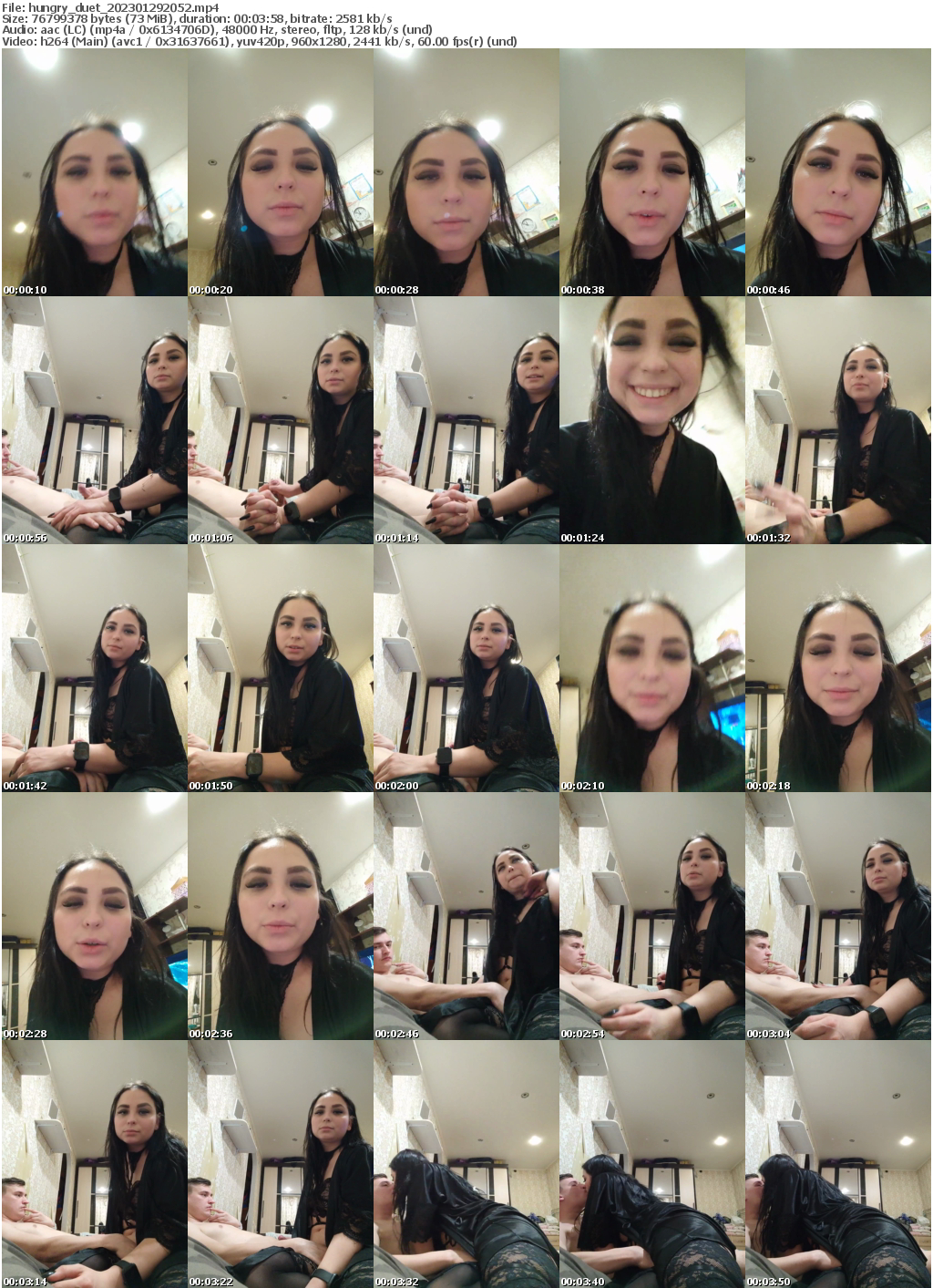 Preview thumb from hungry_duet on 2023-01-29 @ bongacams