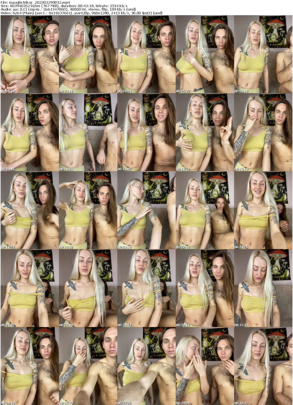 Preview thumb from mauglistrikoz on 2023-01-29 @ bongacams