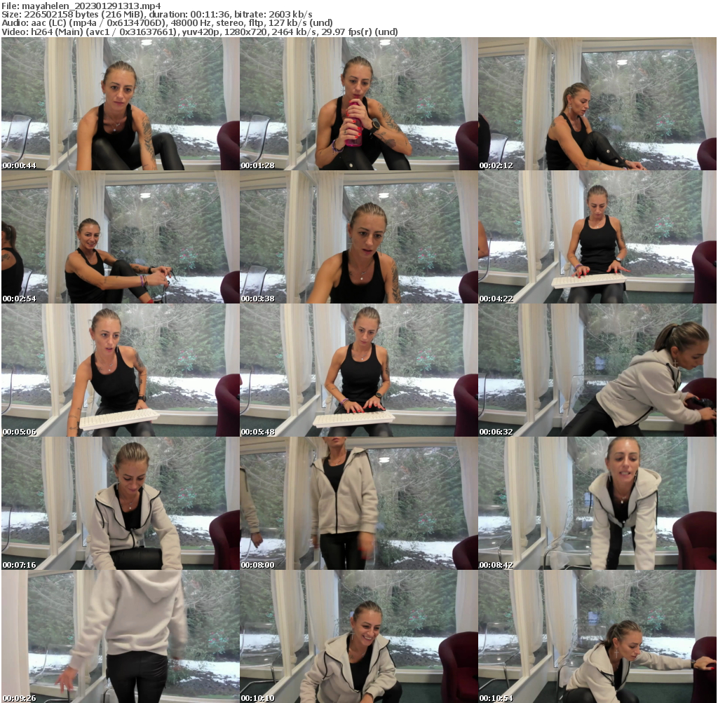 Preview thumb from mayahelen on 2023-01-29 @ bongacams