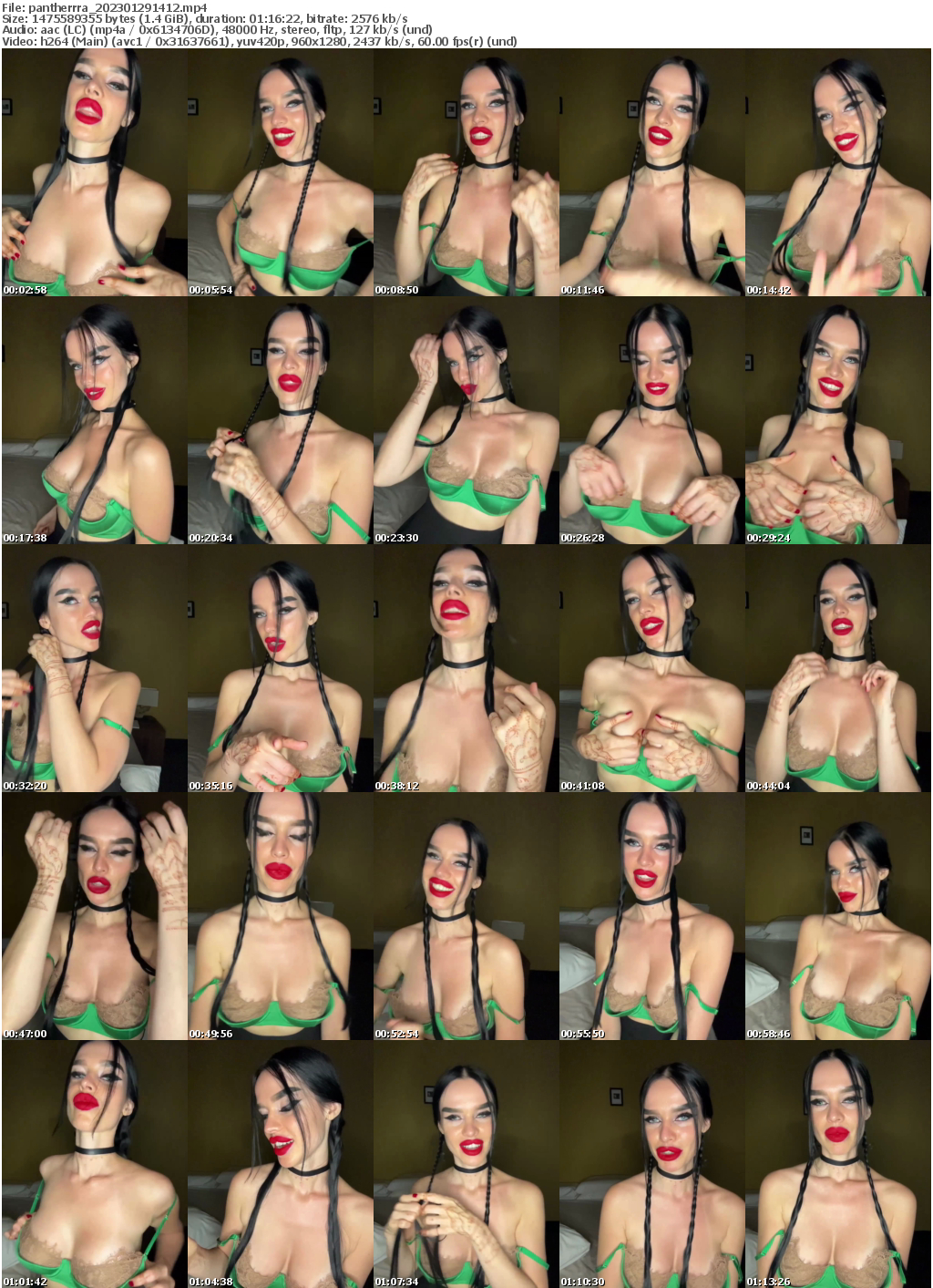 Preview thumb from pantherrra on 2023-01-29 @ bongacams