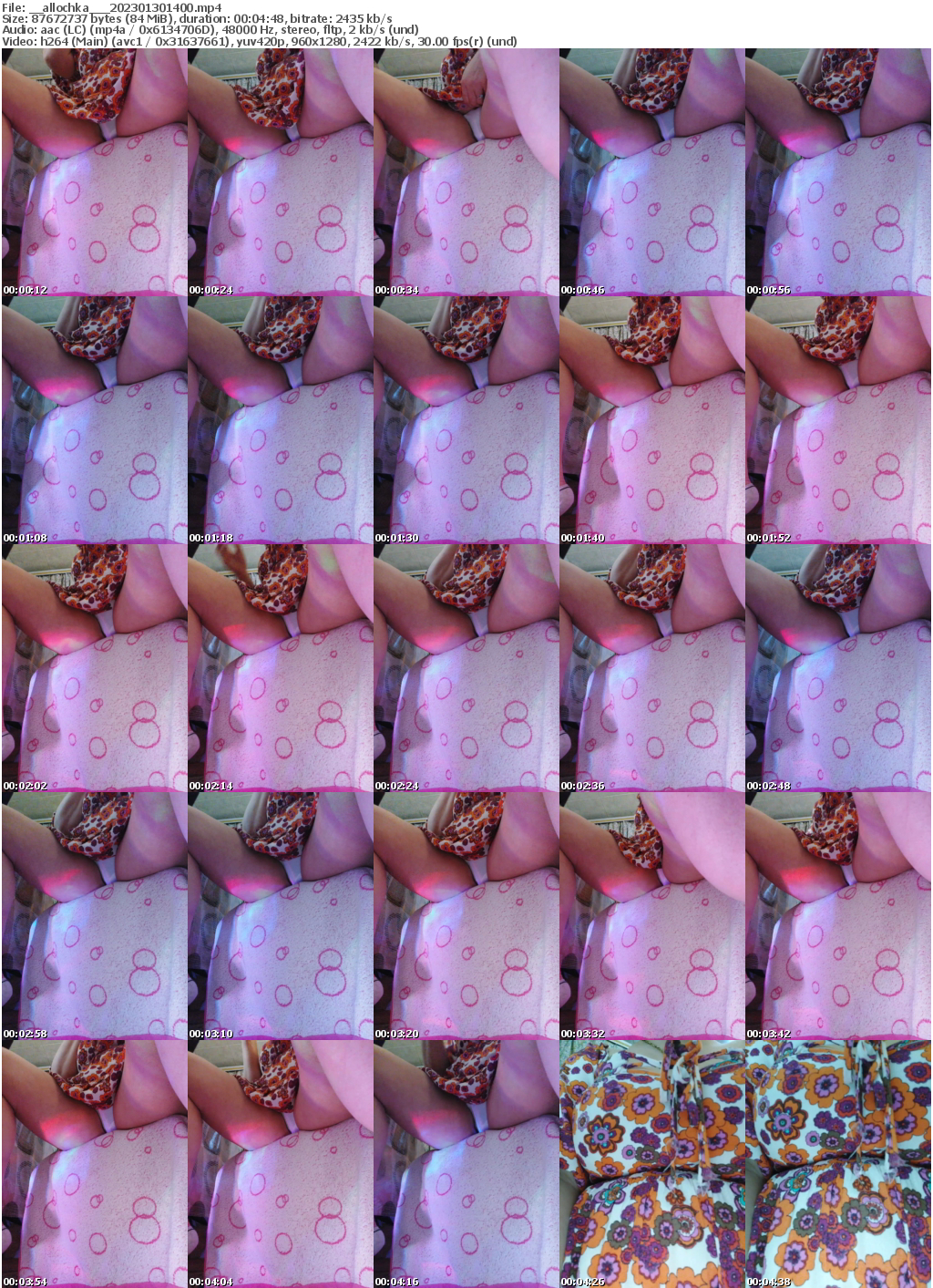 Preview thumb from __allochka__ on 2023-01-30 @ bongacams