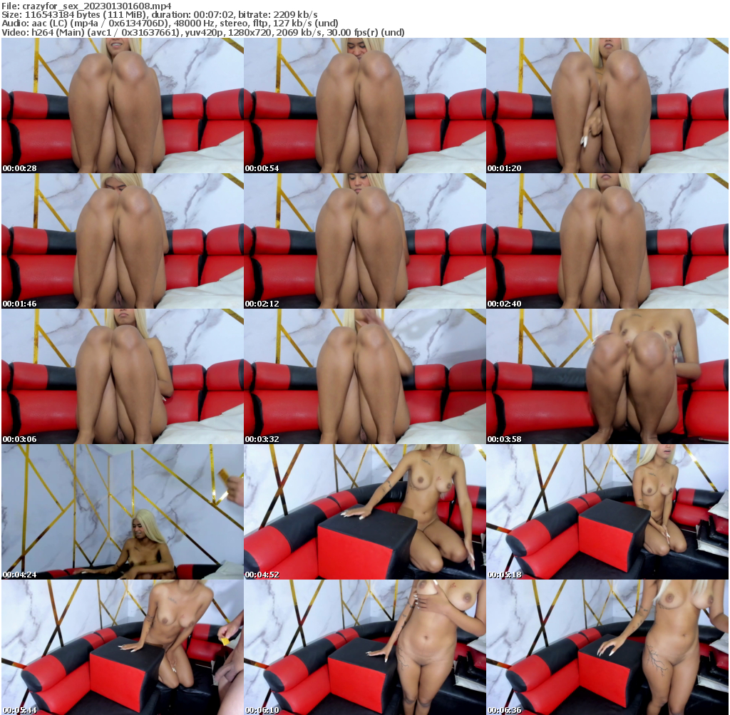 Preview thumb from crazyfor_sex on 2023-01-30 @ bongacams