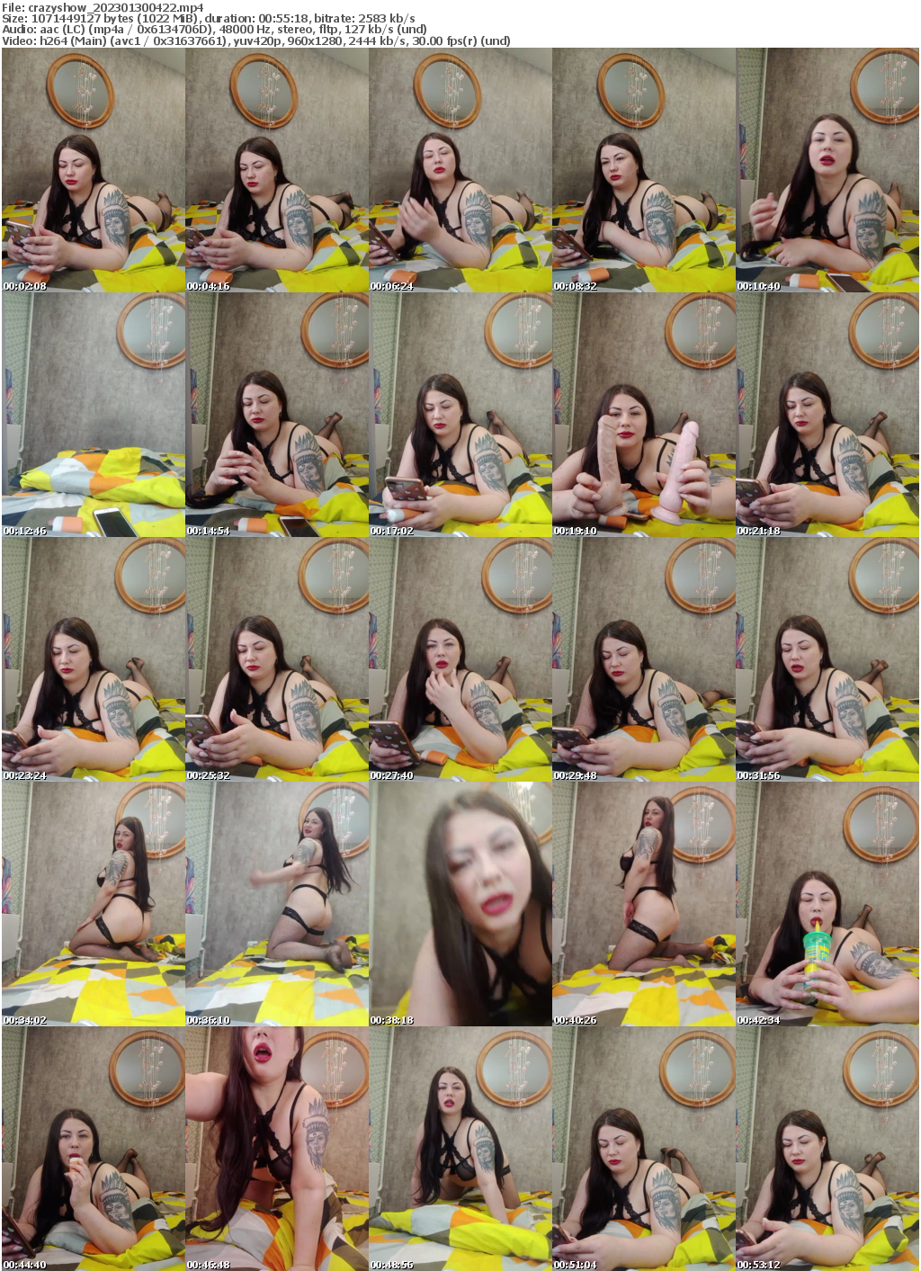 Preview thumb from crazyshow on 2023-01-30 @ bongacams