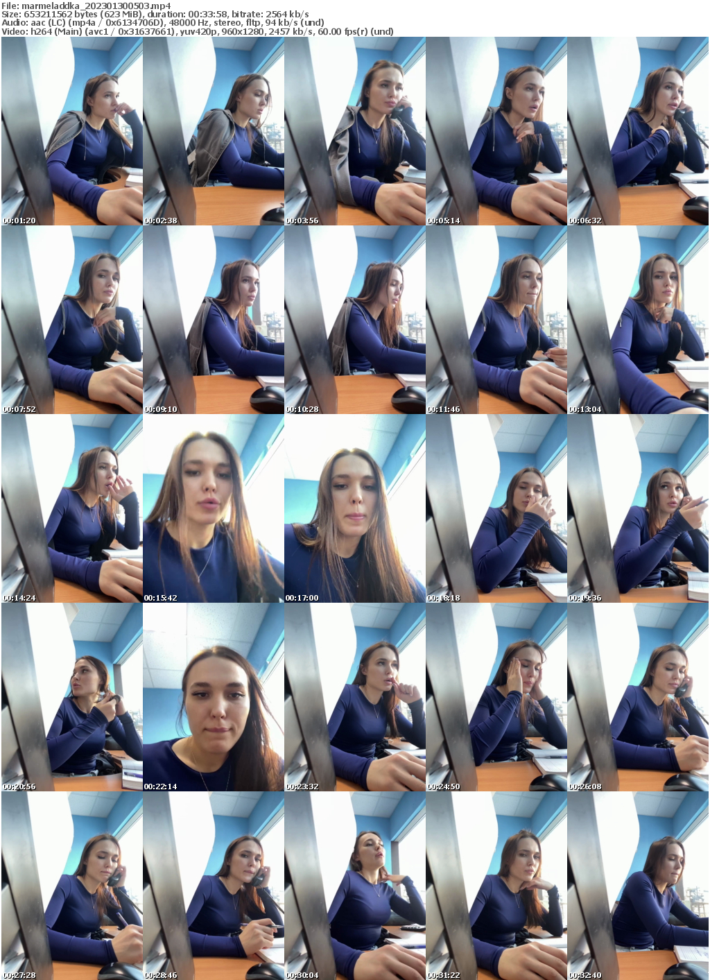 Preview thumb from marmeladdka on 2023-01-30 @ bongacams