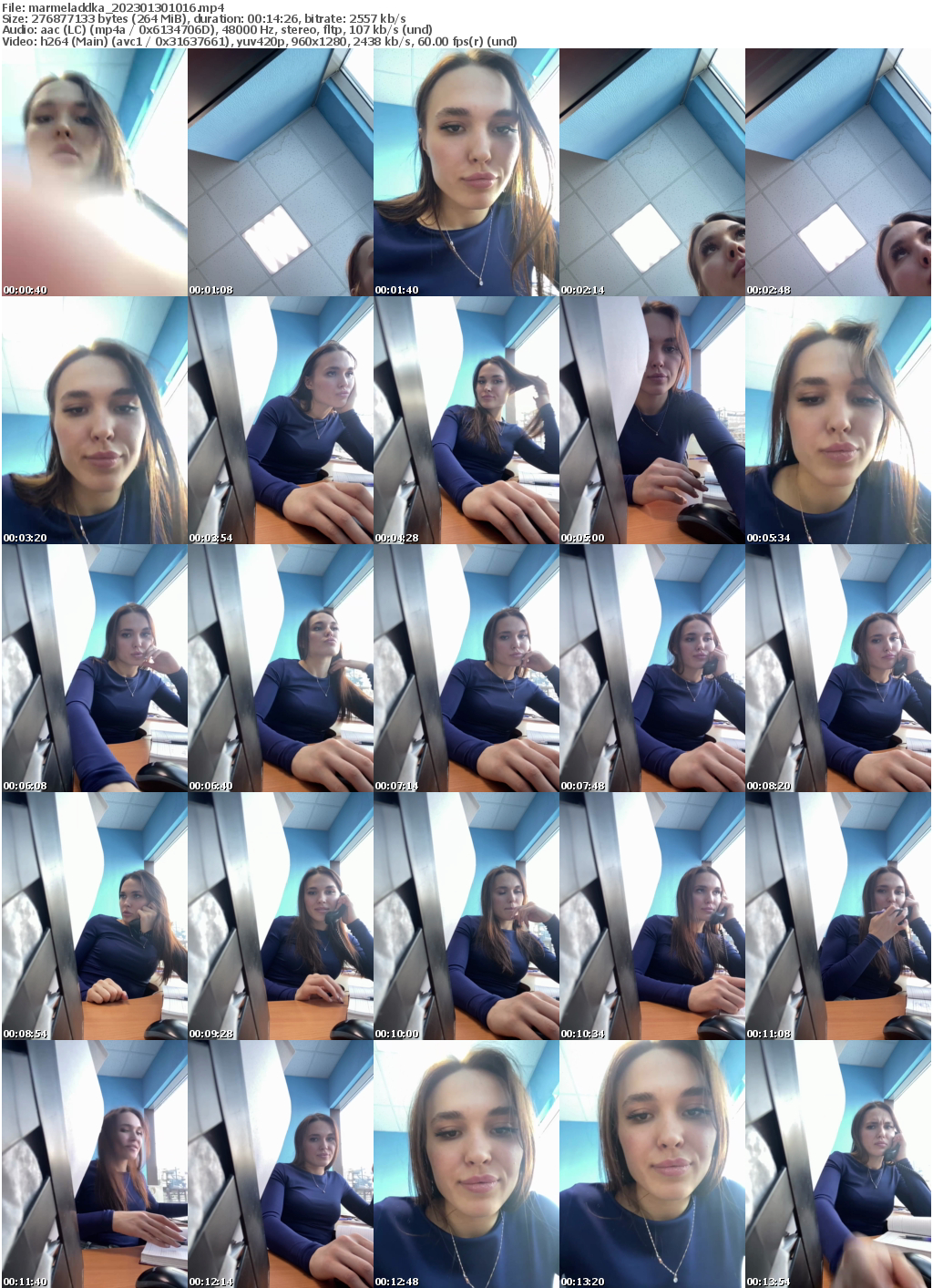 Preview thumb from marmeladdka on 2023-01-30 @ bongacams