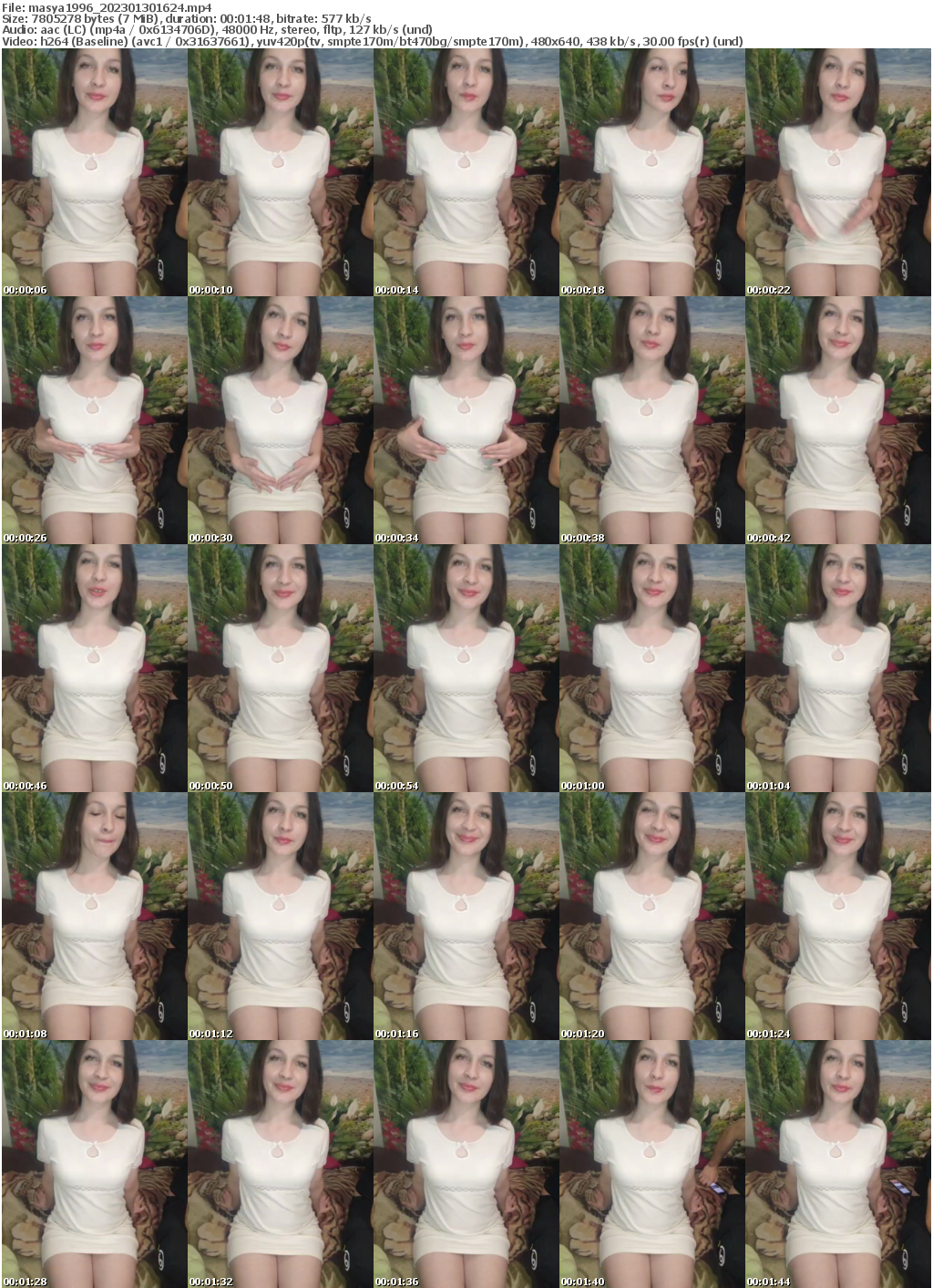 Preview thumb from masya1996 on 2023-01-30 @ bongacams