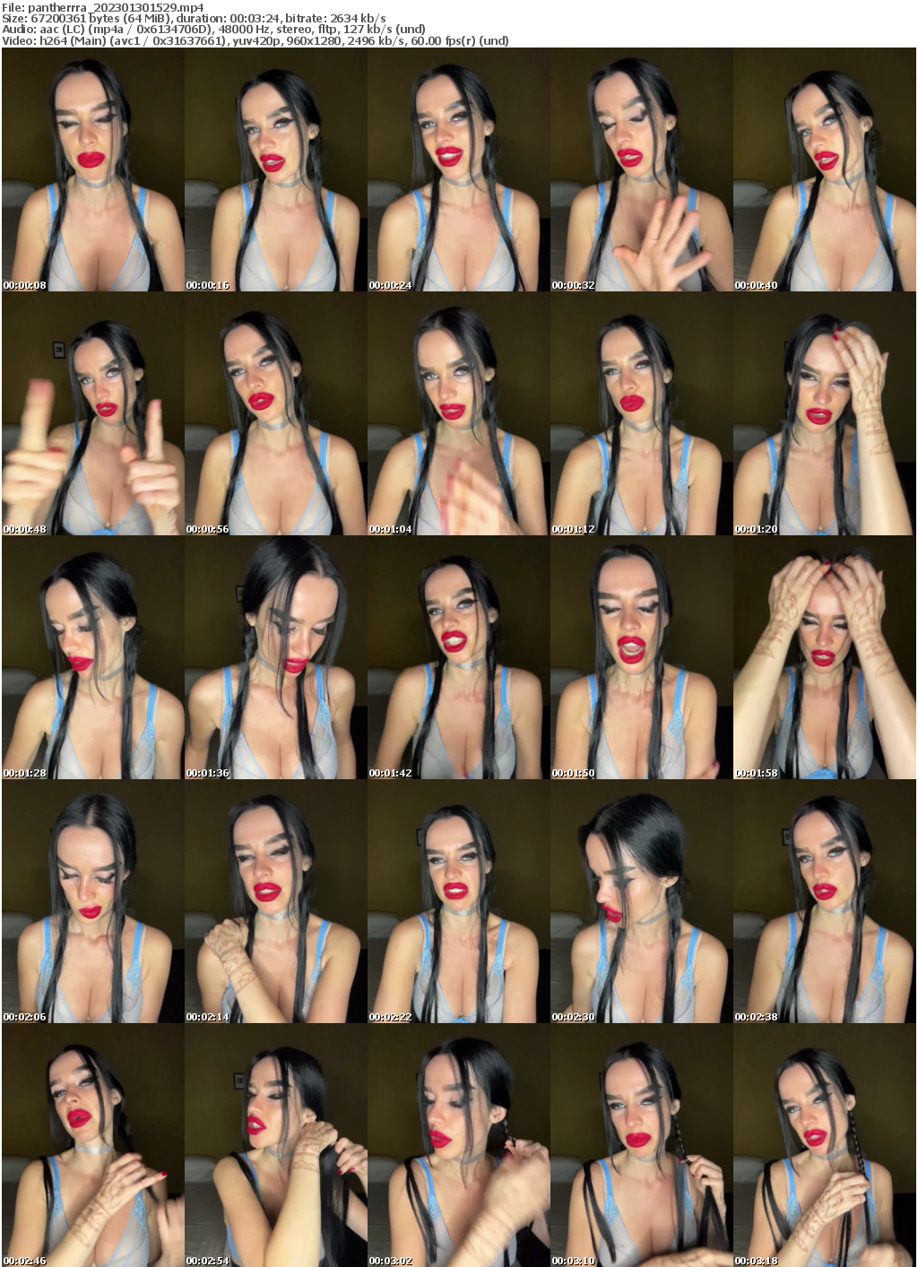 Preview thumb from pantherrra on 2023-01-30 @ bongacams