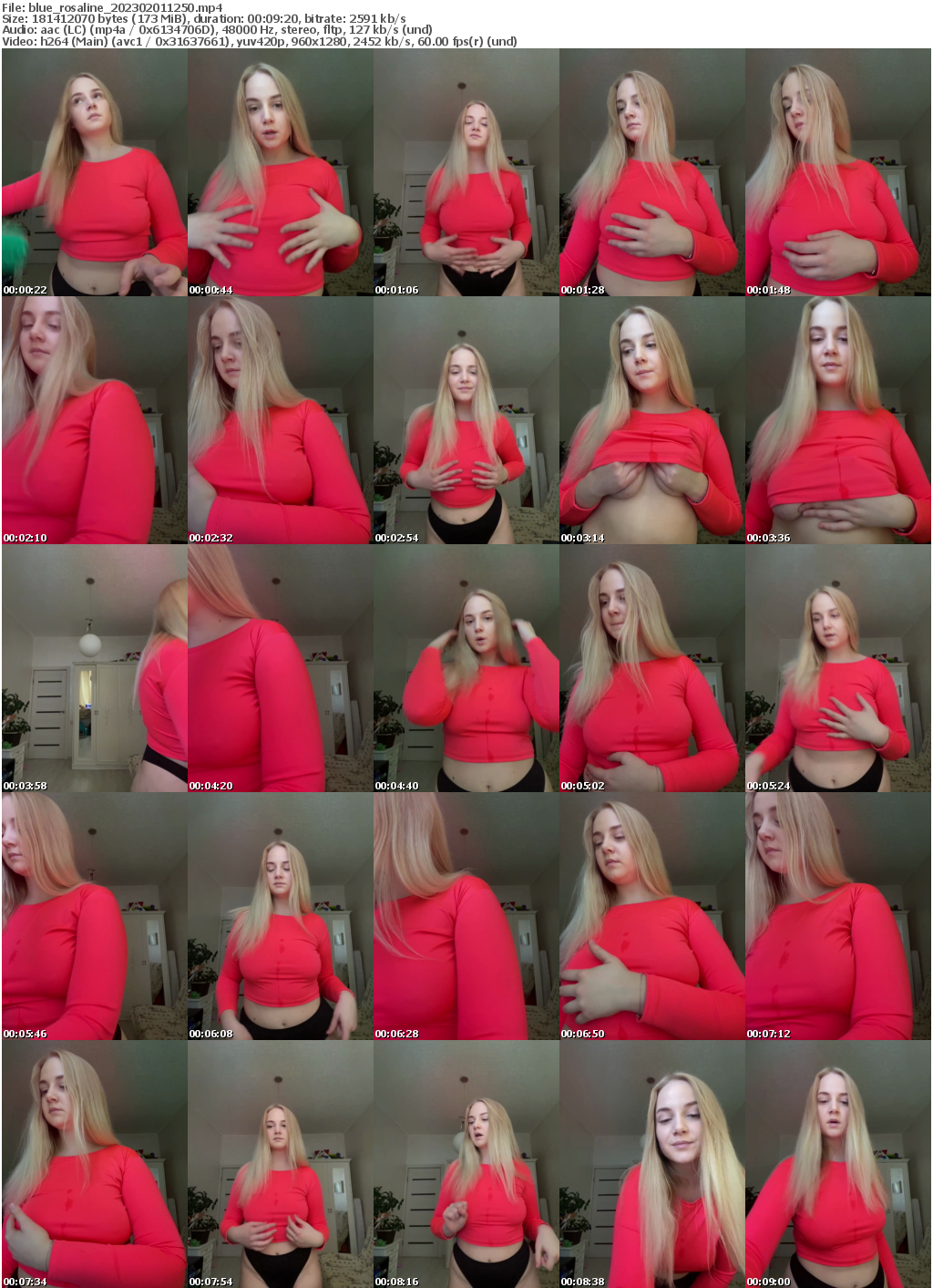 Preview thumb from blue_rosaline on 2023-02-01 @ bongacams