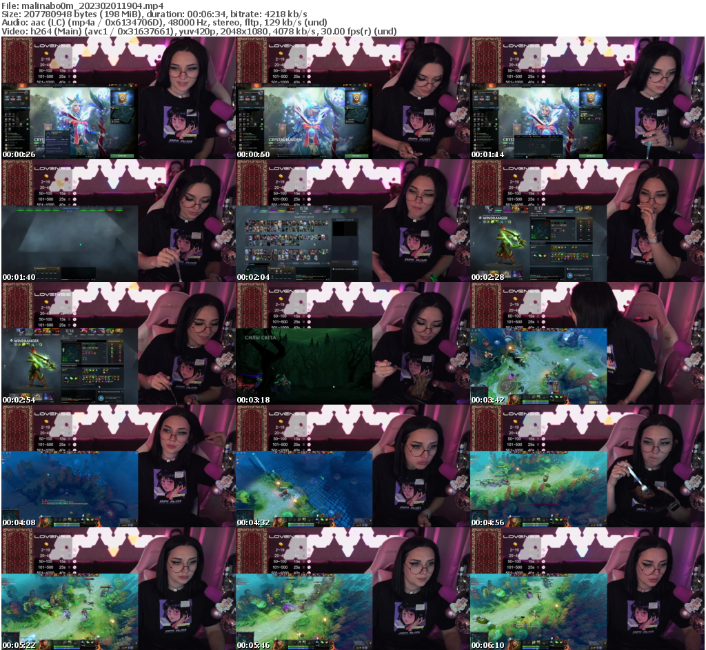 Preview thumb from malinabo0m on 2023-02-01 @ bongacams