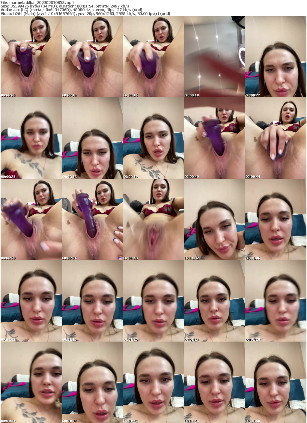 Preview thumb from marmeladdka on 2023-02-01 @ bongacams