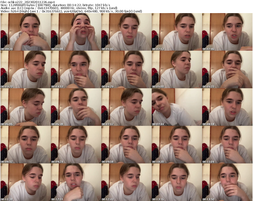 Preview thumb from ochko222 on 2023-02-01 @ bongacams