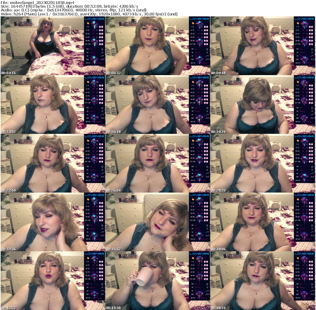 Preview thumb from smileofangel on 2023-02-01 @ bongacams