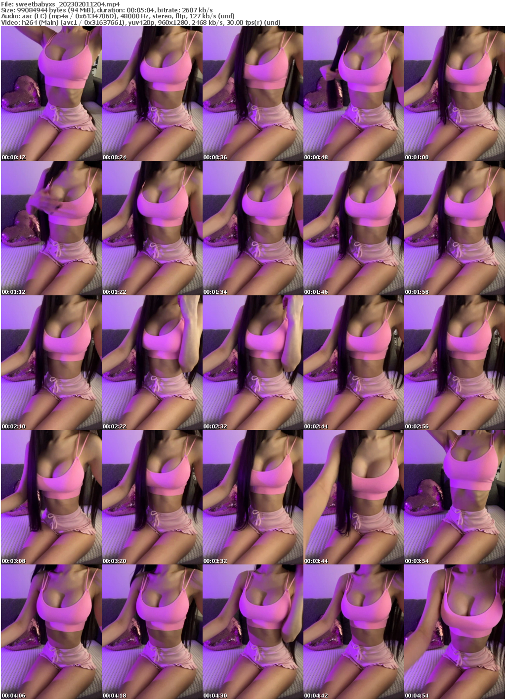 Preview thumb from sweetbabyxs on 2023-02-01 @ bongacams